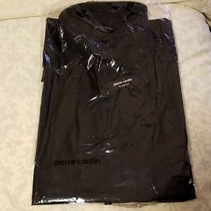 16-16 1/2 Black men's dress shirt Pierre Cardin